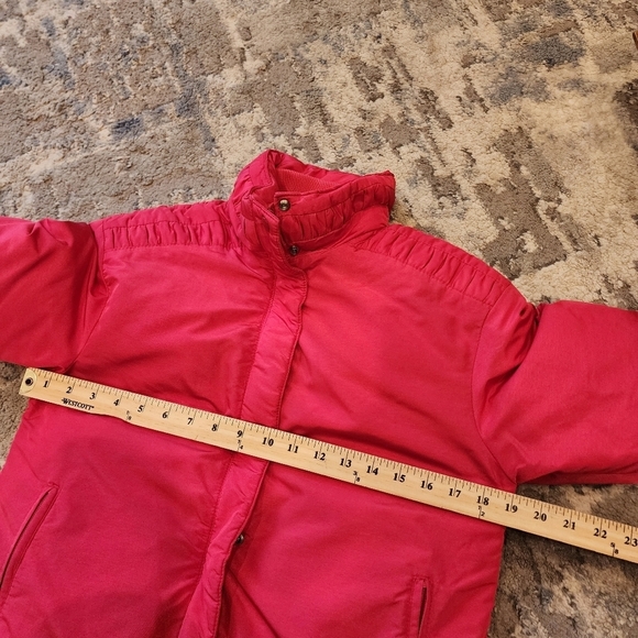 1st Down Pink Goose Down Coat. Kids size 8. - Picture 15 of 16
